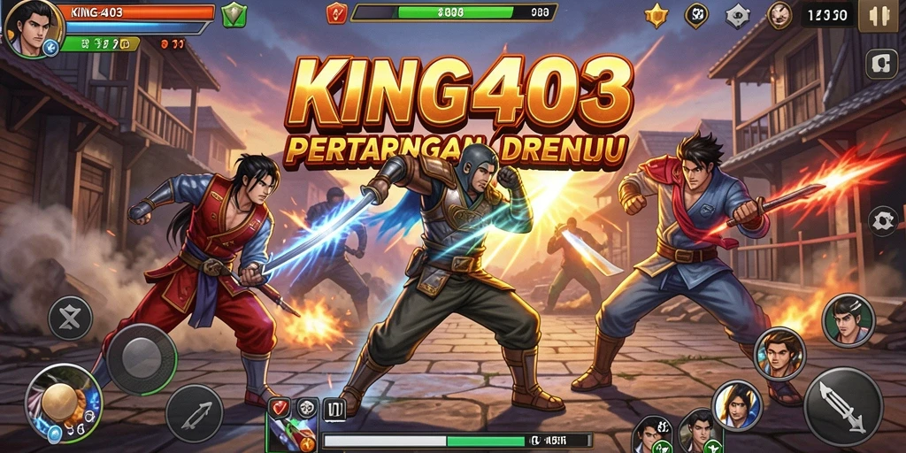 Tampilan gameplay <strong>KING403</strong> yang seru dan menegangkan saat pertarungan.
