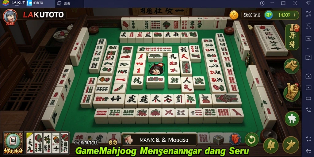 Tampilan utama gameplay LAKUTOTO yang menarik dan seru.