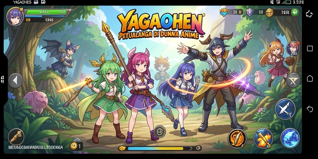 Gameplay seru penuh aksi dalam YAGAOHEN yang mengasyikkan.